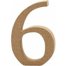 Creotime Tal højde 8 cm tykkelse 1,5 cm MDF 6