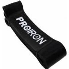 Proiron Assisted Pull up Band Träningsband, 208 x 6,4 x 0,45 cm, Resistansnivå: Starkast (36-67 kg) Svart, 100% naturlig latex