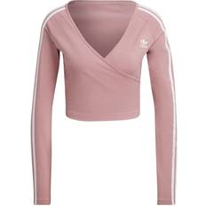 adidas Women's Adicolor Classics Cropped Long Sleeve Top - Magic Mauve