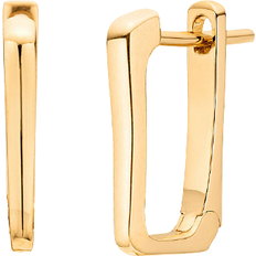 Monica Vinader Gold Alta Huggie Earrings