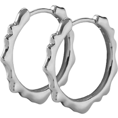 Monica Vinader Siren Muse Small Hoop Earrings - Silver