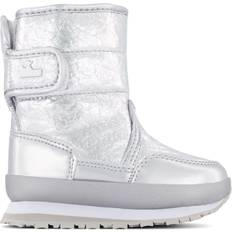 Plata Zapatos de invierno Rubber Duck Rd Cracked Metallic Kids Silver Unisex