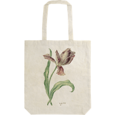 Blommiga Handväskor Sköna Ting Cotton Shoulder Bag - Tulip