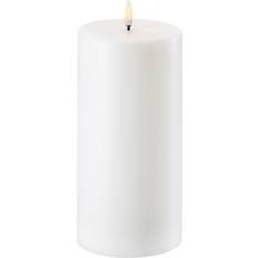 Uyuni Pillar 3D Flame LED Candle 8"