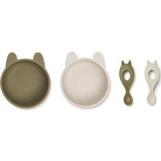 Silikone Børneservice Liewood Evan Set 2-pack Rabbit