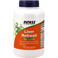 L-carnitin Kosttilskud NOW Liver Refresh 180 stk