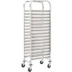 VidaXL Carrelli Tavolo vidaXL 16 Trays Carrello Tavolo 55x38cm