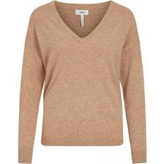 Object Collector's Item Thess Deep V-Neck Knitted Pullover - Chipmunk