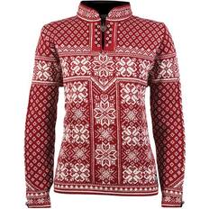 Dale norway peace Dale of Norway Peace Women's Sweater - Redrose/Offwhite