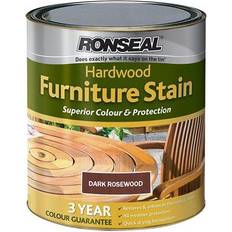 Ronseal Brown Paint Ronseal Ultimate Protection Hardwood Garden Furniture Stain Woodstain Dark Rosewood 0.75L