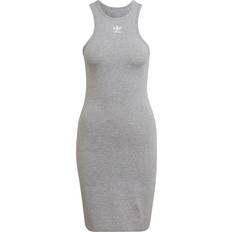 adidas Adicolor Essentials Rib Tank Dress - Medium Grey Heather