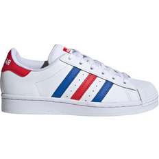 Adidas Junior Superstar - Cloud White/Blue/Team Collegiate Red