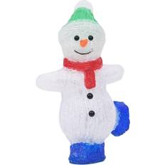 Akryl Jullampor vidaXL Snowman Jullampa 30cm