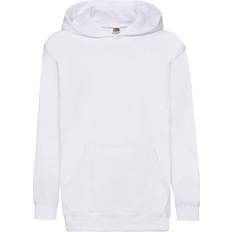 Girls Sweatshirts Fruit of the Loom Kid's Hooded Sweatshirt - White