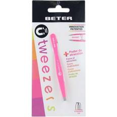 Tweezers Beter Tweezers for Plucking Tweezers Straight Fuchsia