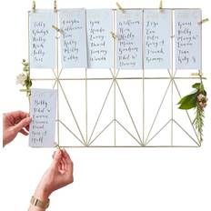 Ginger Ray Gold Wire Frame Table Plan Kit Wedding Decoration Display Board