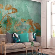 Tapeter Arkiio Fototapet Copper Ginkgo 100x70