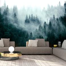Tapeter Arkiio Fototapet Mountain Forest (Dark Green) 200x140