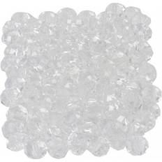 Transparent DIY Creotime Creativ Company Faceted Beads 100pcs