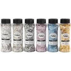 Black Candle Making Creativ Company Terrazzo flakes, assorted colours, 6x90 g/ 1 pack