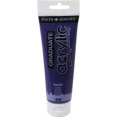 Blue Acrylic Paints Daler Rowney Graduate Acr 120ml Violet
