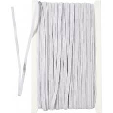 Creativ Company Elastische Band 6mm White 50m