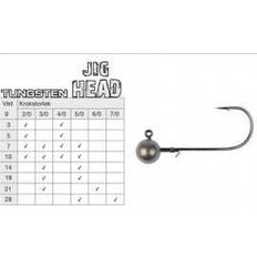 Darts Tungsten Jighovede Anbefalet af Fluer.dk 7g 4/0