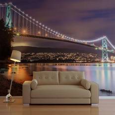 Tapeter Canvastavle på Lion Gate Bridge Vancouver Canada 250x193