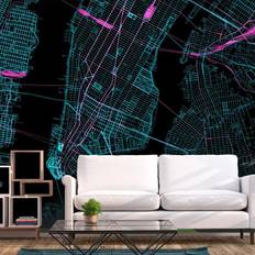 Tapeter Arkiio Fototapet Blue Manhattan 400x280