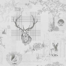 Holden Decor Richmond Wallpaper, Grey