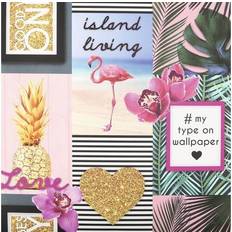 Fresco Island Living Wallpaper