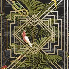 Holden Congo Geometric Wallpaper Black 90202