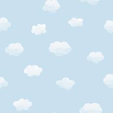 Clouds Over the Rainbow Cloudy Sky Wallpaper Blue Holden 90991