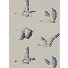 Beige Wallpapers Sanderson Elysian Geese Wallpaper