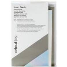 A1 papper Cricut Joy Insert Cards 8,9 cm x 12,4 cm 15-pack (Gray, Silver, Holographic)