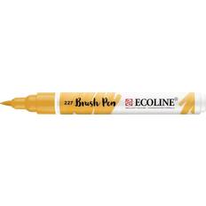 Gule Penseltusjer Royal Talens Ecoline Watercolor Brushpens yellow ochre