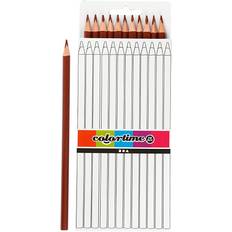 Colortime Värikyynelit Colortime colouring pencils, L: 17 cm, lead 3 mm, brown, 12 pc/ 1 pack