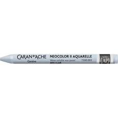 Grey Crayons Caran d’Ache Neocolor II Aquarelle Water Soluble Wax Pastels light gray