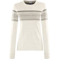 Aclima Tröjor Aclima DesignWool Marius Crew Neck Woman - Light Grey