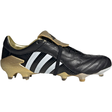 Oro - Uomo Scarpe da calcio Adidas Predator Pulse Firm Ground Boots - Core Black/Zero Metalic/Gold Metallic