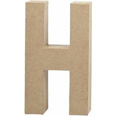 Creativ Company Letter, H, H: 20,2 cm, W: 11,2 cm, thickness 2,5 cm, 1 pc
