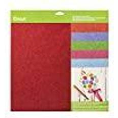 Cricut Glitter Cardstock 30x30cm 10-sheet Sampler (Brights)