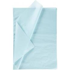 Silkkikreppipaperit Creativ Company Tissue Paper, 50x70 cm, 17 g, light blue, 10 sheet/ 1 pack