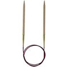 Fils et Fournitures de Couture Knitpro 60 cm x 15 mm Basix Fixed Circular Needles, Birch