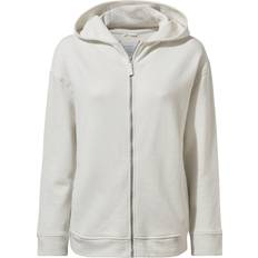 Linen Jumpers Craghoppers NosiBotanical Eden Hooded Jacket - Dove Grey Marl