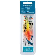 Plattfisk Kinetic Sabiki Pro rig 60 g Yellow Glitter/Red Target
