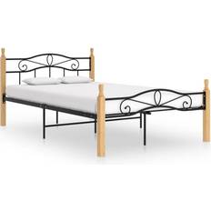 vidaXL Bed Frame Metal Solid 90cm Sengeramme 120x200cm