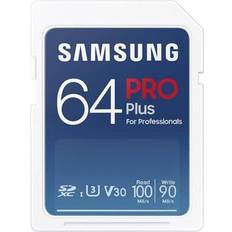 Samsung 64 GB - SDXC Minneskort Samsung Pro Plus 2021 SDXC Class 10 UHS-I U3 V30 100/90MB/s