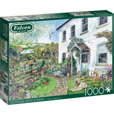 Falcon Puzzle Falcon Puzzle Cottage Con Vista 68 X 50 Cm 1000 Pezzi