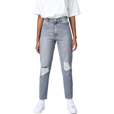 Dr. Denim Nora Washed Ripped Jeans - Grey